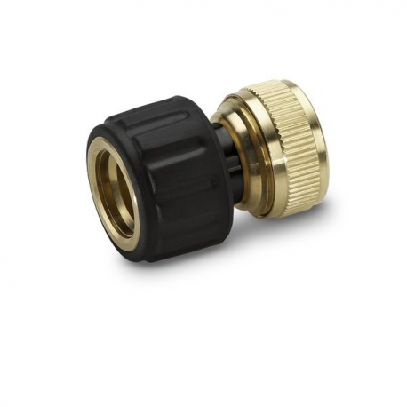 Cuplu pentru furtun din alama 1/2" si 5/8" cu Aquastop