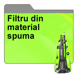 Filtru din material spuma