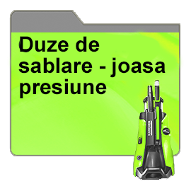 Duze de sablare - joasa presiune