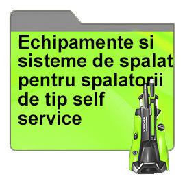 Echipamente si sisteme de spalat pentru spalatorii de tip self service