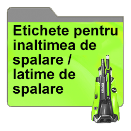 Etichete pentru inaltimea de spalare / latime de spalare