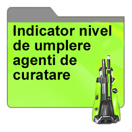 Indicator nivel de umplere agenti de curatare