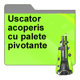Uscator acoperis cu palete pivotante